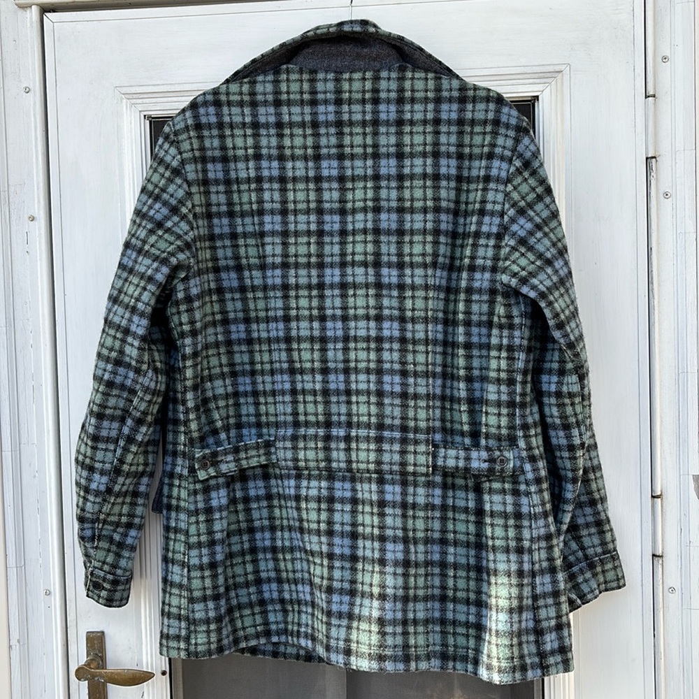 SWANDRI MEN’S BLUE BLACK CHECK MCCALLUMS SCOTS WHISKY WOOL JACKET-OS-RARE! - Picture 10 of 12